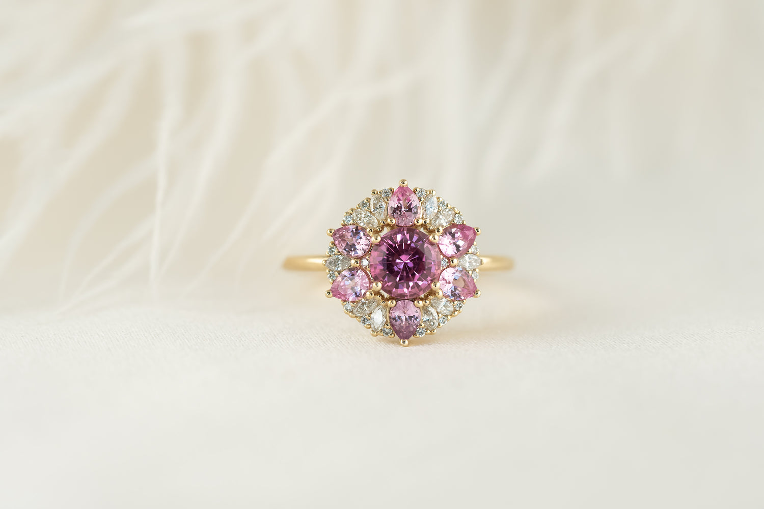 The Marigold Ring | Pink Sapphire