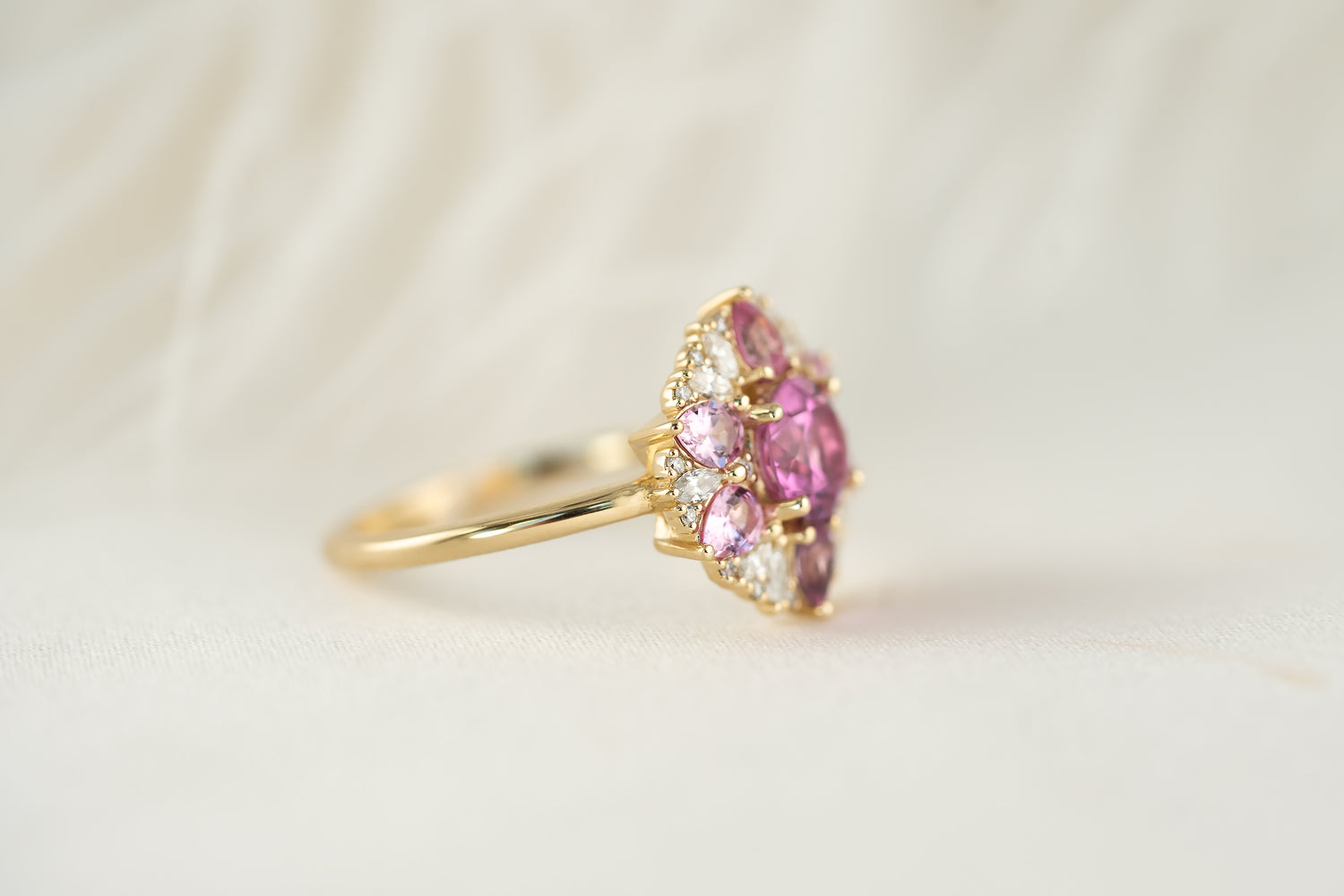 The Marigold Ring | Pink Sapphire