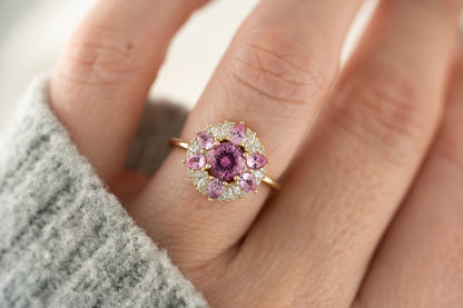 The Marigold Ring | Pink Sapphire