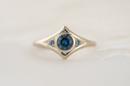 The Roxy Ring | Blue Montana Sapphire - Lavender Creek Gems 