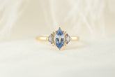 The Maren Ring | Blue/Purple Sapphire - Lavender Creek Gems 