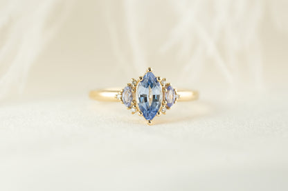 The Maren Ring | Blue/Purple Sapphire