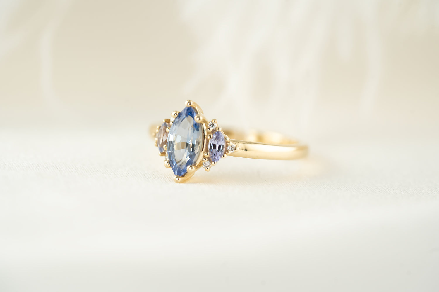 The Maren Ring | Blue/Purple Sapphire