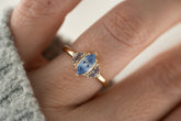 The Maren Ring | Blue/Purple Sapphire - Lavender Creek Gems 