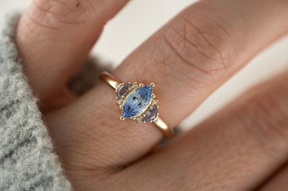 The Maren Ring | Blue/Purple Sapphire