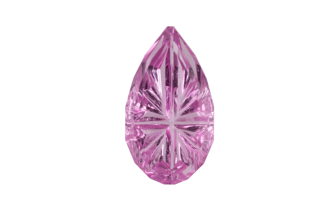 0.97 CT Pear Starbrite™ Cut Pink Sapphire