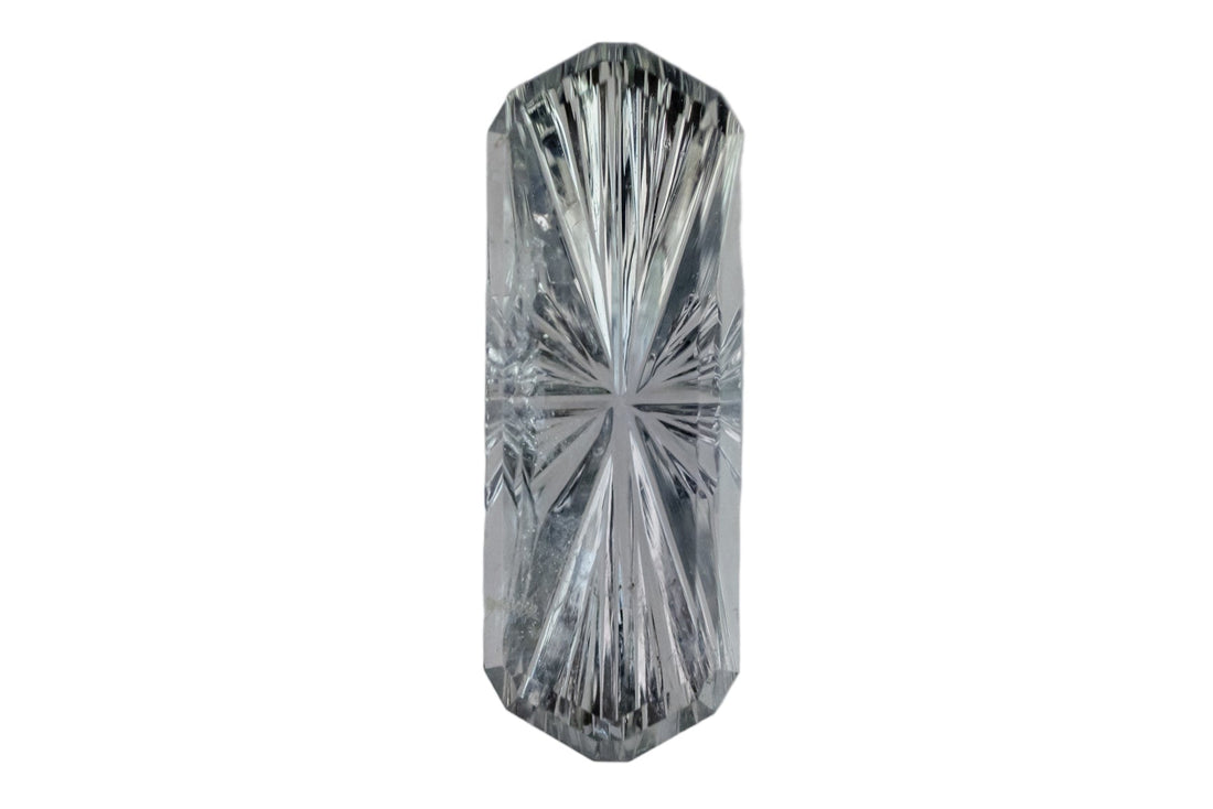 1.67 CT Elongated Hexagon Starbrite™ Cut Blue Montana Sapphire