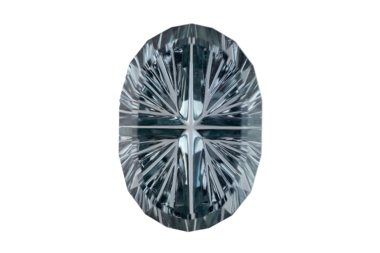 2.00 CT Oval Starbrite™ Cut Blue Montana Sapphire