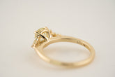 The Maeve - 1 CT Pear Mint Green Sapphire Ring - Lavender Creek Gems 