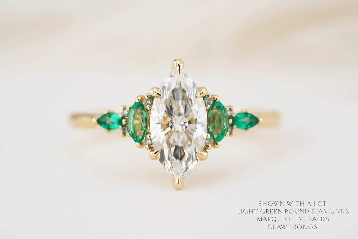 The Maeve Ring | Marquise Diamond - Lavender Creek Gems 