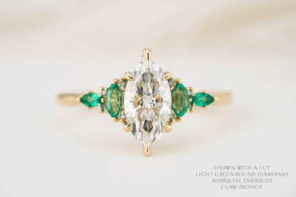The Maeve Ring | Marquise Diamond - Lavender Creek Gems 