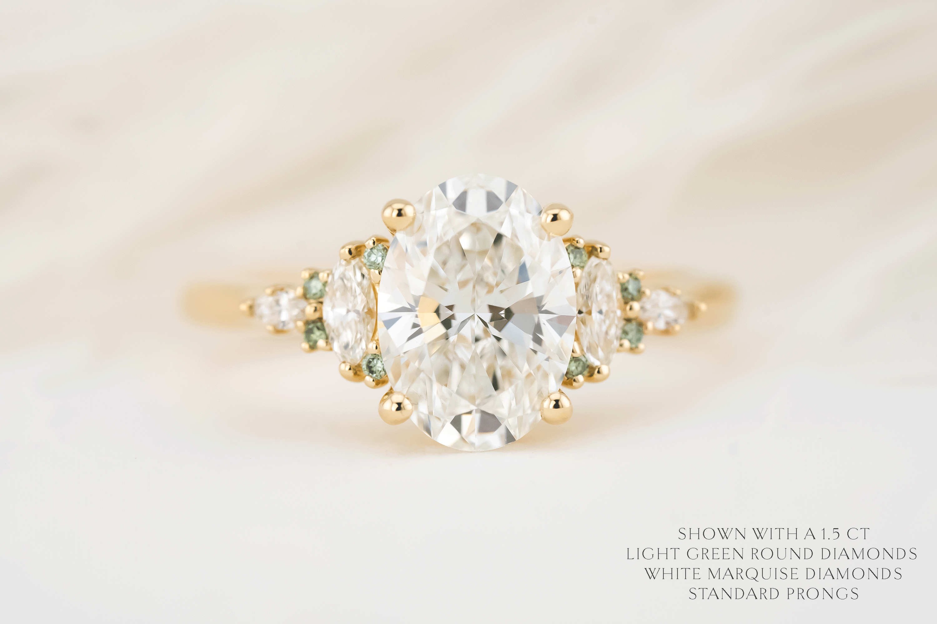 The Maeve Ring | Oval Diamond - Lavender Creek Gems 