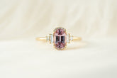 The Sura Ring | 1.34 CT Oval Pink Spinel - Lavender Creek Gems 