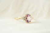 The Sura Ring | 1.34 CT Oval Pink Spinel - Lavender Creek Gems 