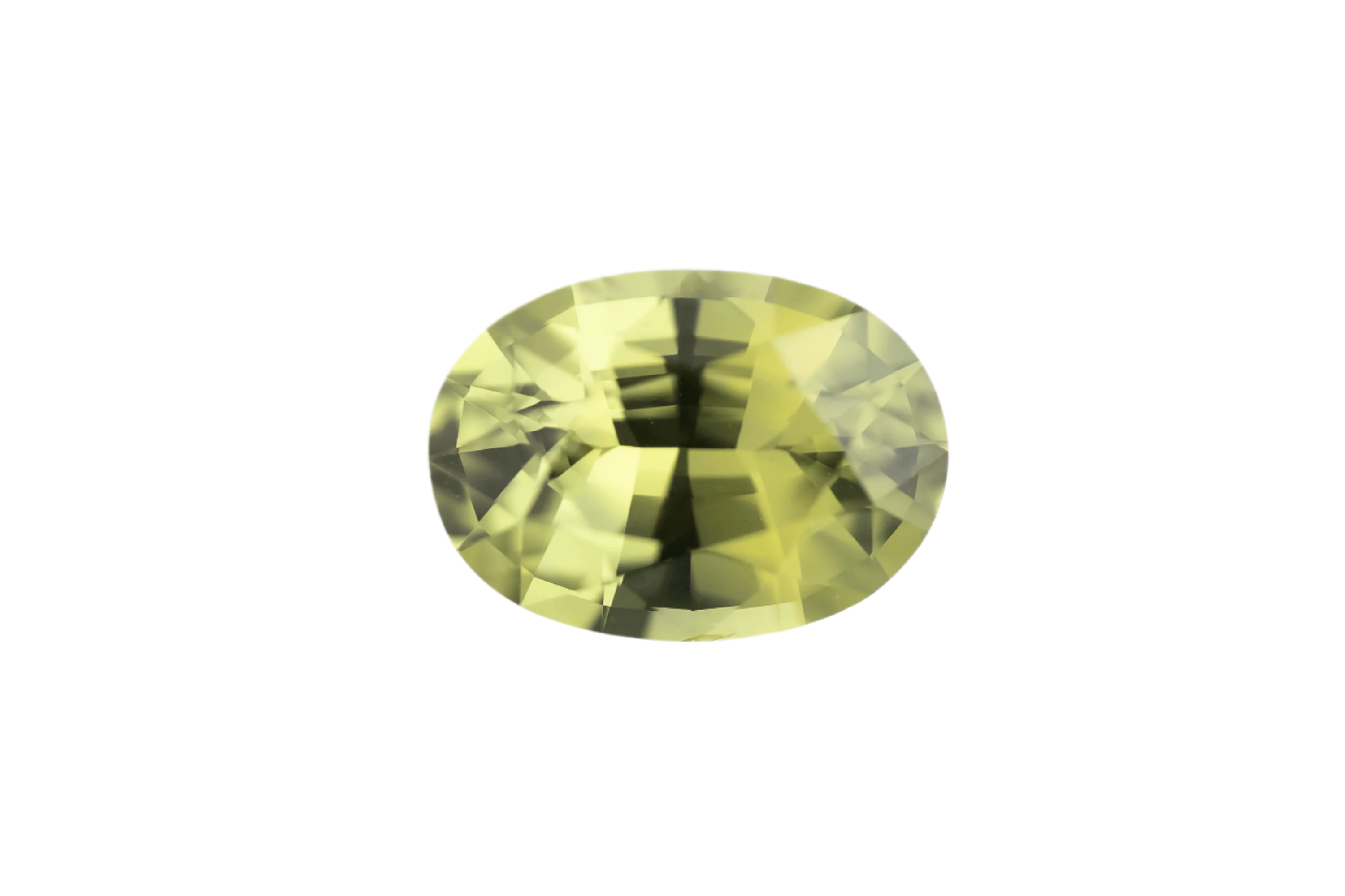 1.28 CT Oval Cut Green Sapphire - Lavender Creek Gems 