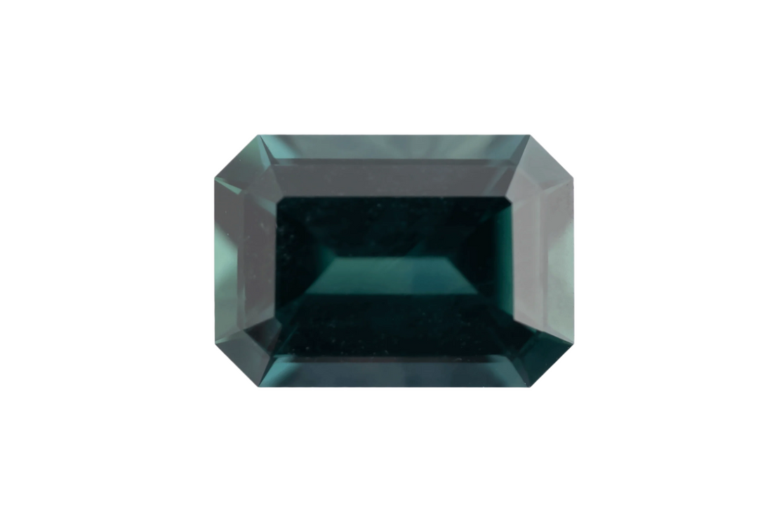 1.92 CT Emerald Cut Blue Montana Sapphire - Lavender Creek Gems