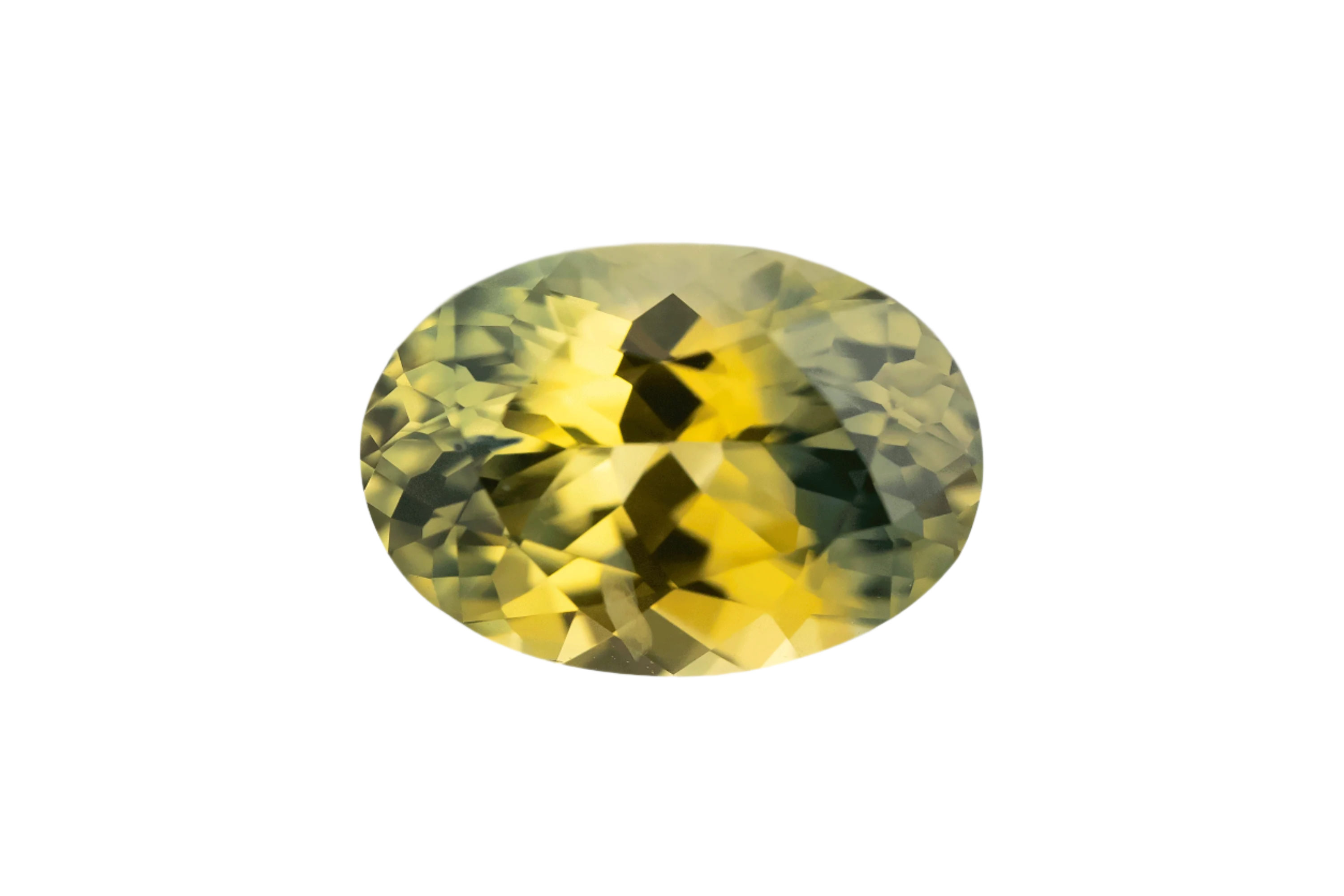 1.6 CT Oval Cut Bicolor Montana Sapphire - Lavender Creek Gems 