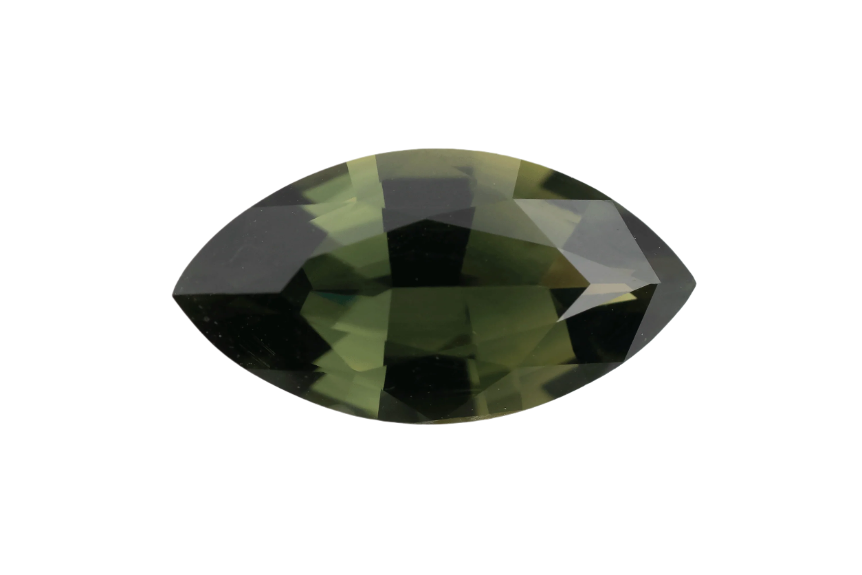 1.58 CT Marquise Cut Green Australian Sapphire - Lavender Creek Gems 