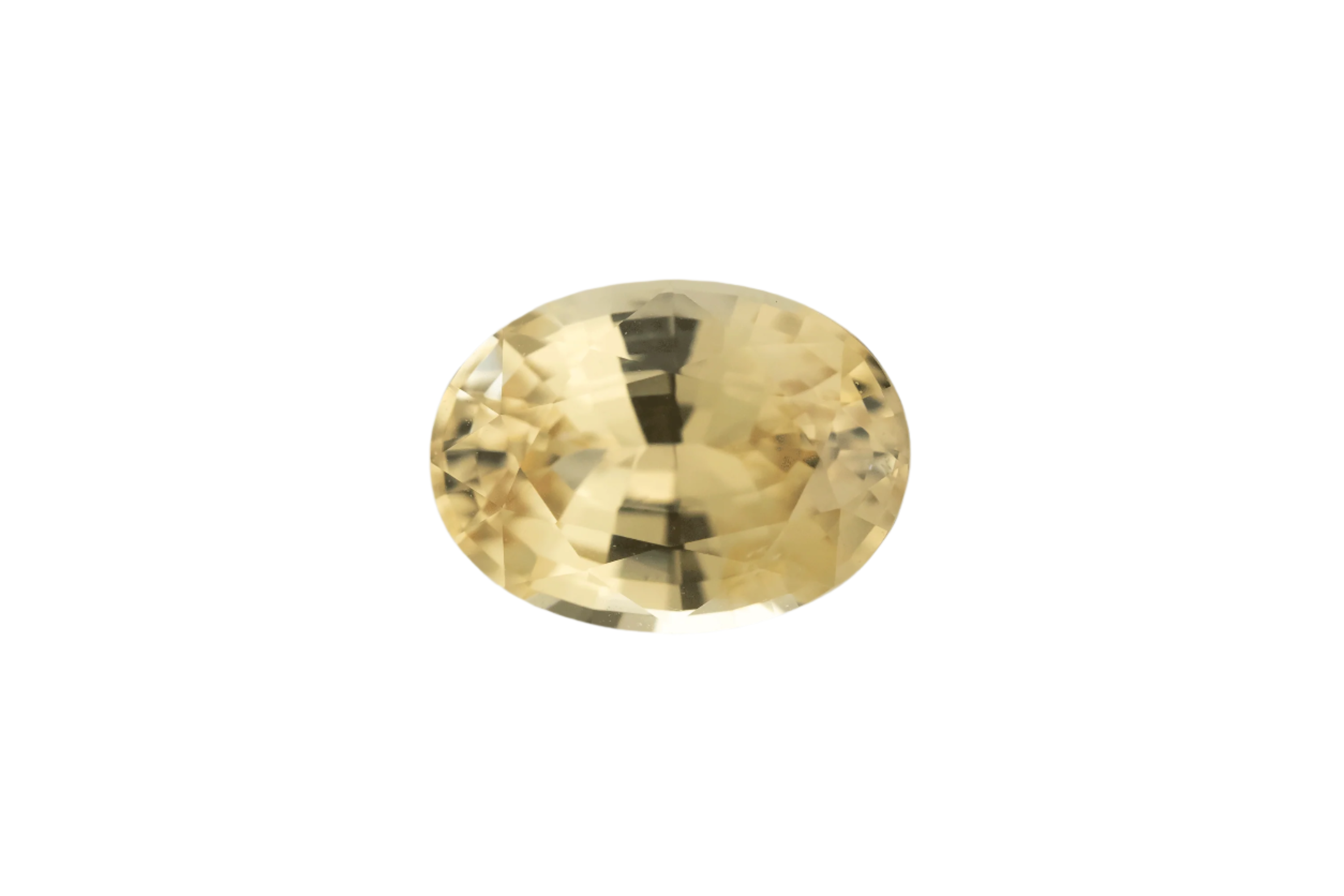 1.61 CT Oval Cut Yellow Sapphire - Lavender Creek Gems 