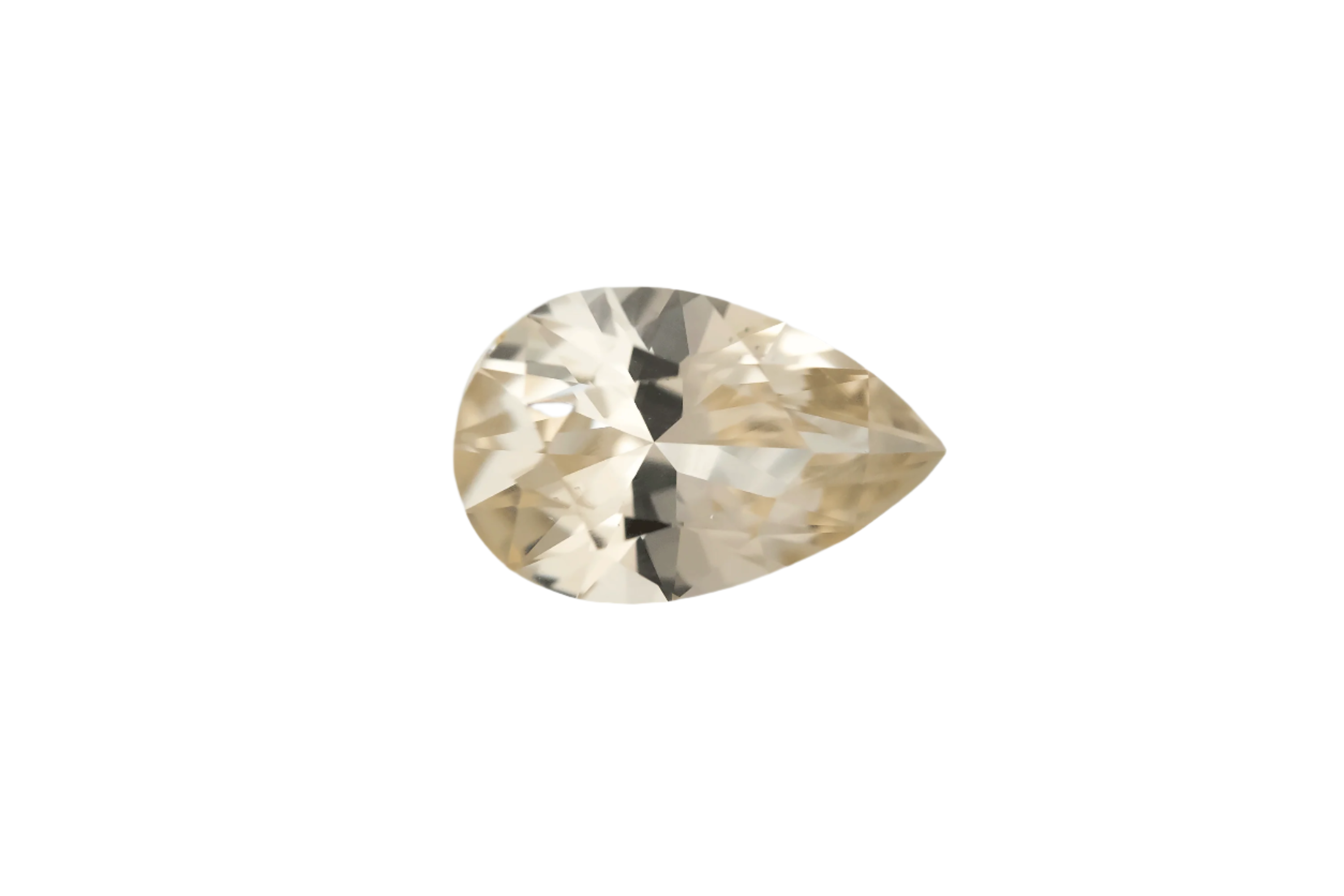 0.91 CT Pear Cut Yellow Sapphire - Lavender Creek Gems 