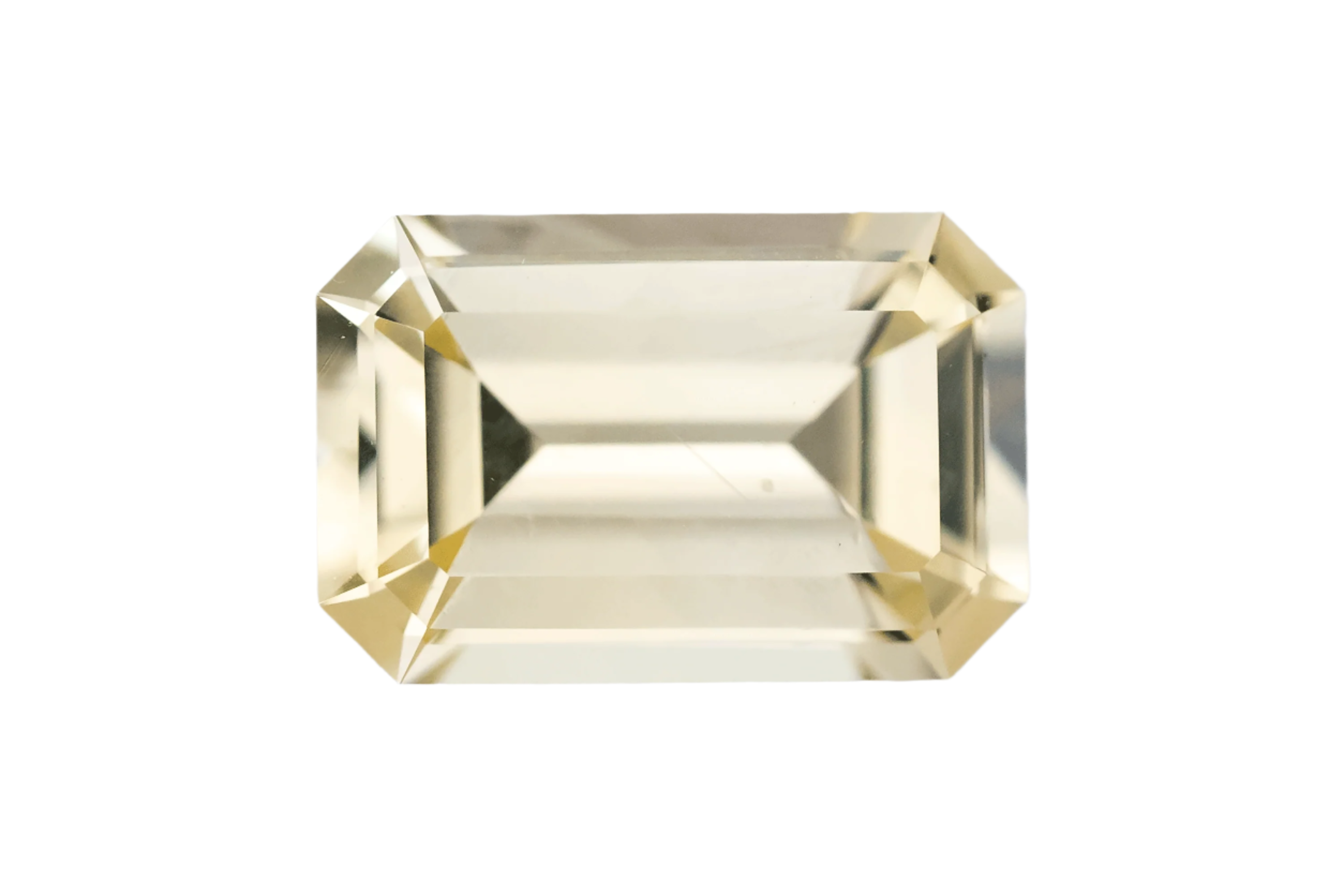 1.39 CT Emerald Cut Yellow Sapphire - Lavender Creek Gems 