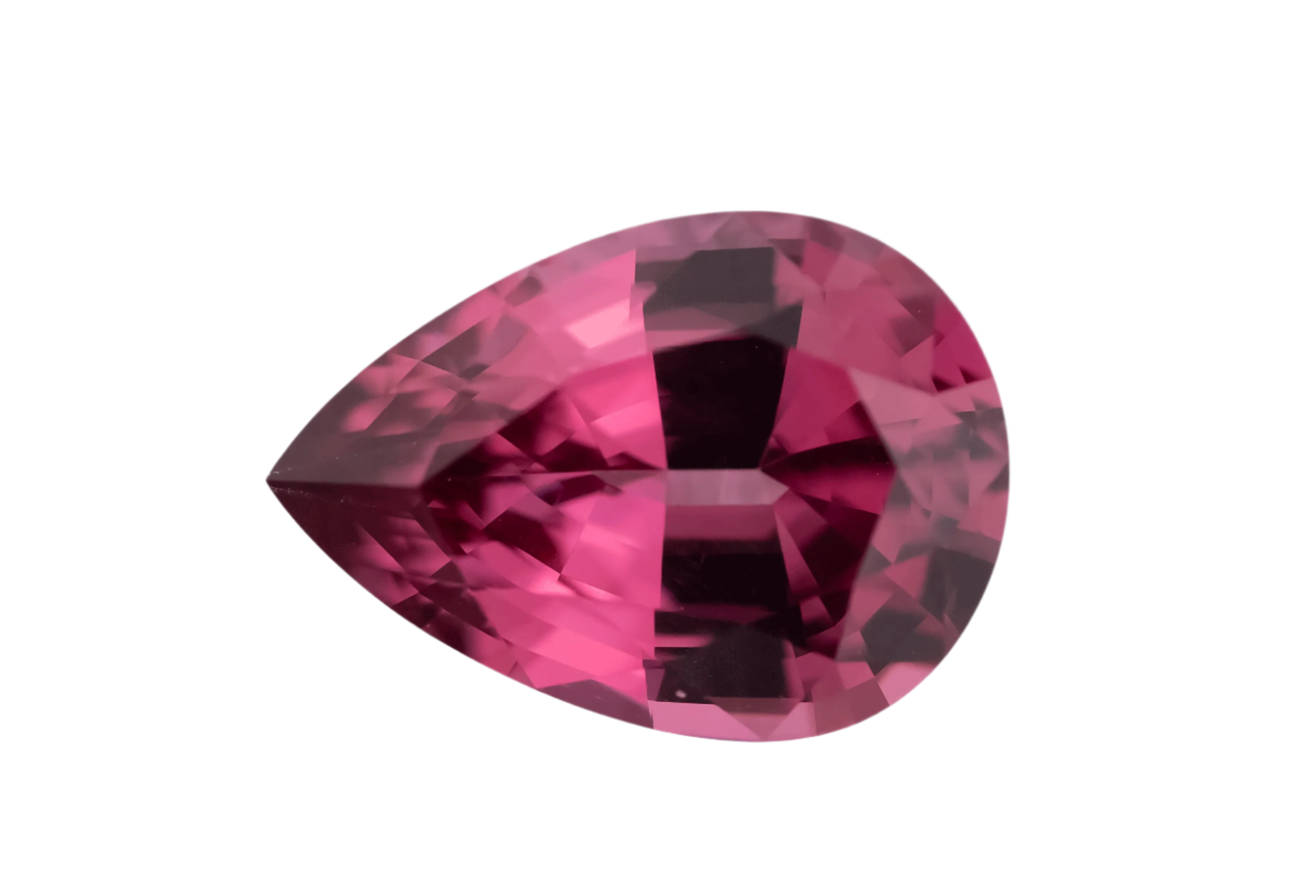 2.02 CT Pear Cut Pink/Red Spinel - Lavender Creek Gems 