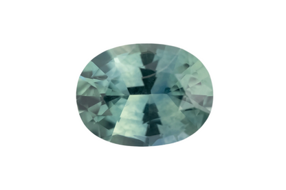 1.09 CT Oval Cut Teal Montana Sapphire - Lavender Creek Gems 