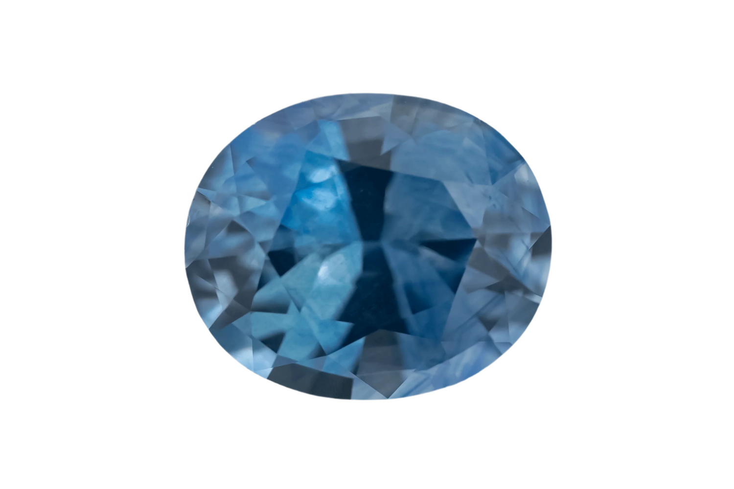 1.92 CT Oval Cut Blue Montana Sapphire - Lavender Creek Gems 
