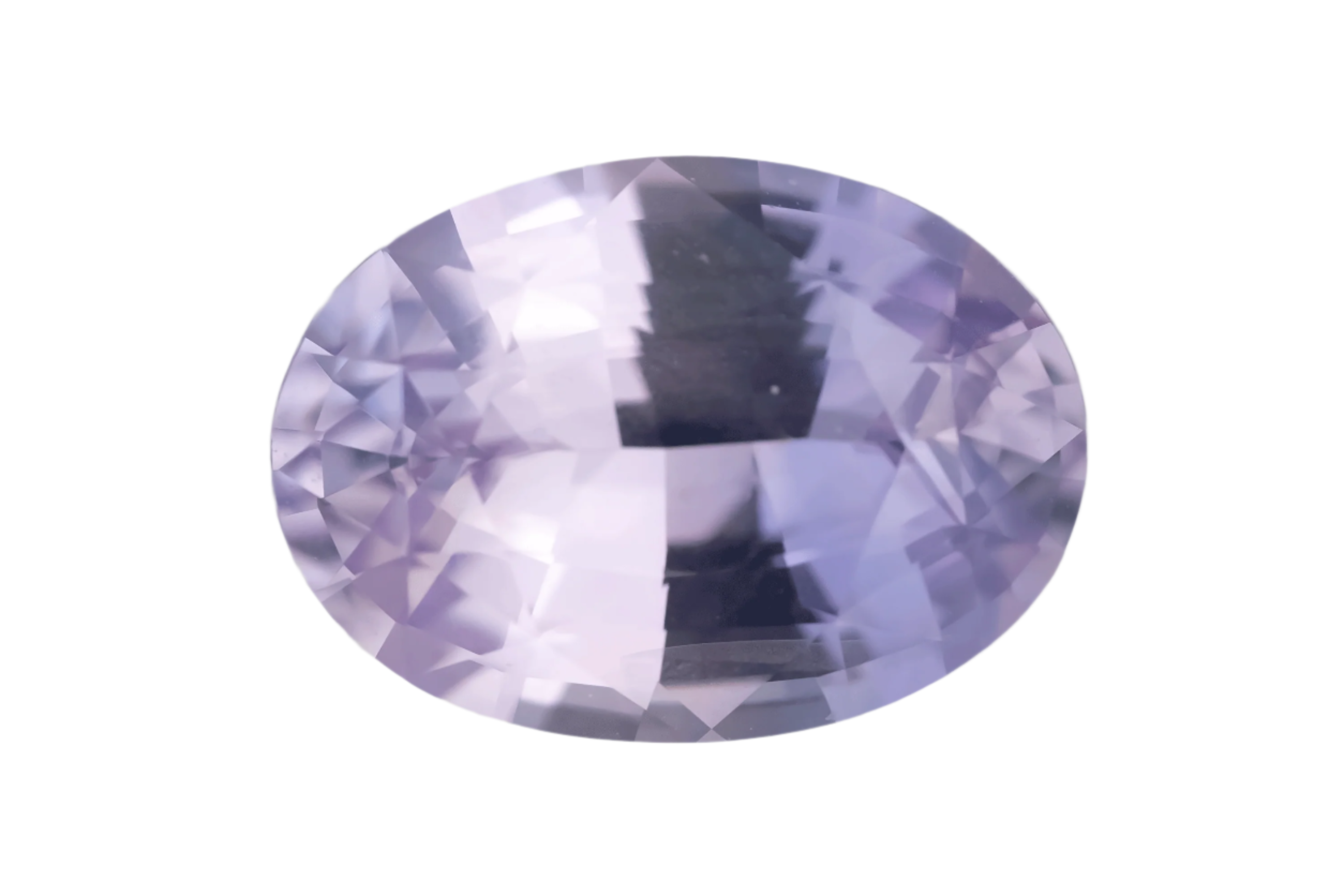 2.77 CT Oval Cut Light Purple Sapphire - Lavender Creek Gems 