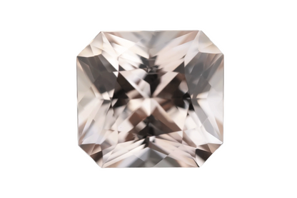 2.1 CT Radiant Cut Pale Champagne Sapphire