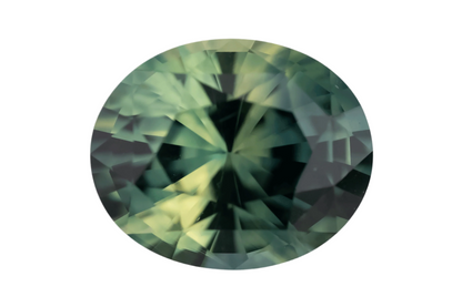 2.5 CT Oval Cut Parti Sapphire