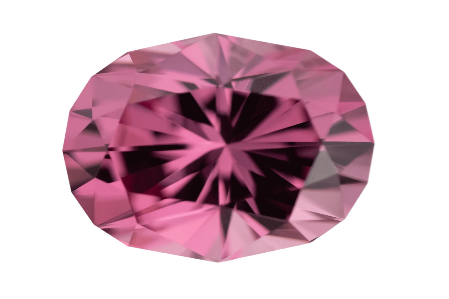 6.37 CT Fancy Oval Cut Rose Pink Mahenge Garnet