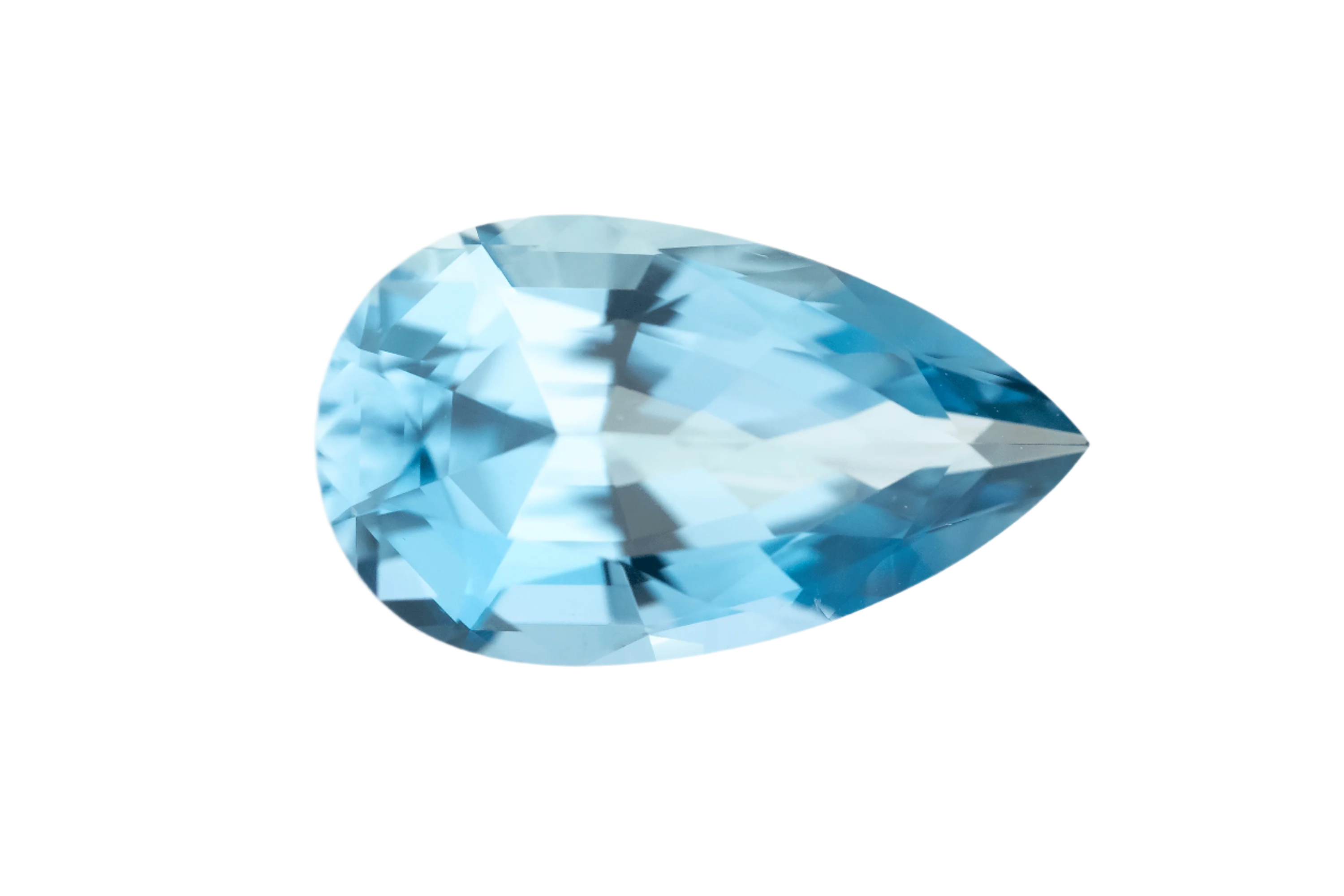 2.57 CT Pear Cut Aquamarine - Lavender Creek Gems 