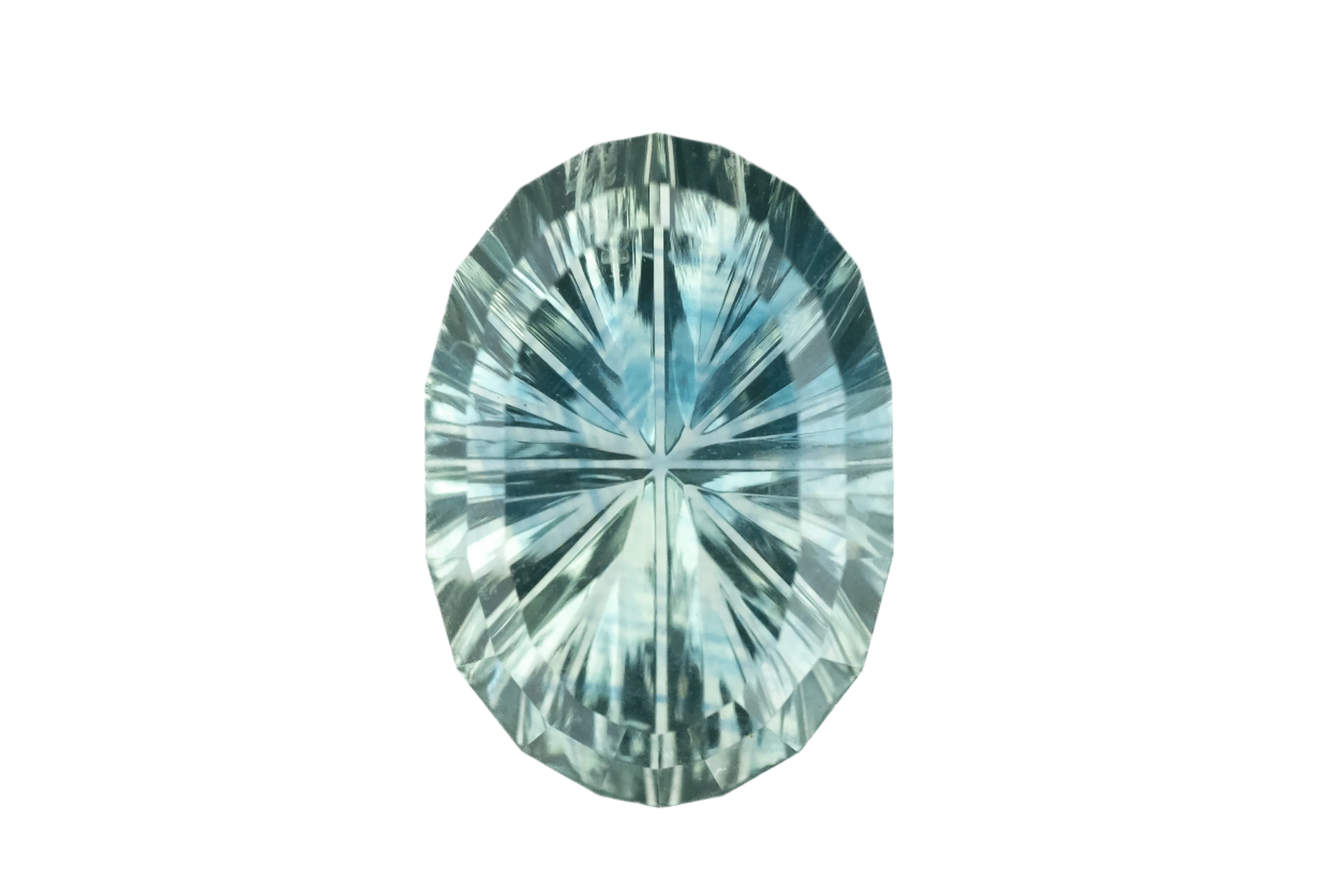 1.31 CT Oval Starbrite™ Cut Teal Montana Sapphire - Lavender Creek Gems 