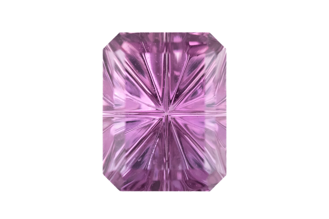 1.67 CT Rectangular Starbrite™ Cut Pink Sapphire - Lavender Creek Gems