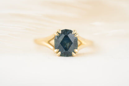 The Weaver Ring | 2.7 CT Oval Blue Montana Sapphire - Lavender Creek Gems 