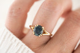 The Weaver Ring | 2.7 CT Oval Blue Montana Sapphire - Lavender Creek Gems 