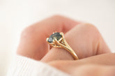 The Weaver Ring | 2.7 CT Oval Blue Montana Sapphire - Lavender Creek Gems 