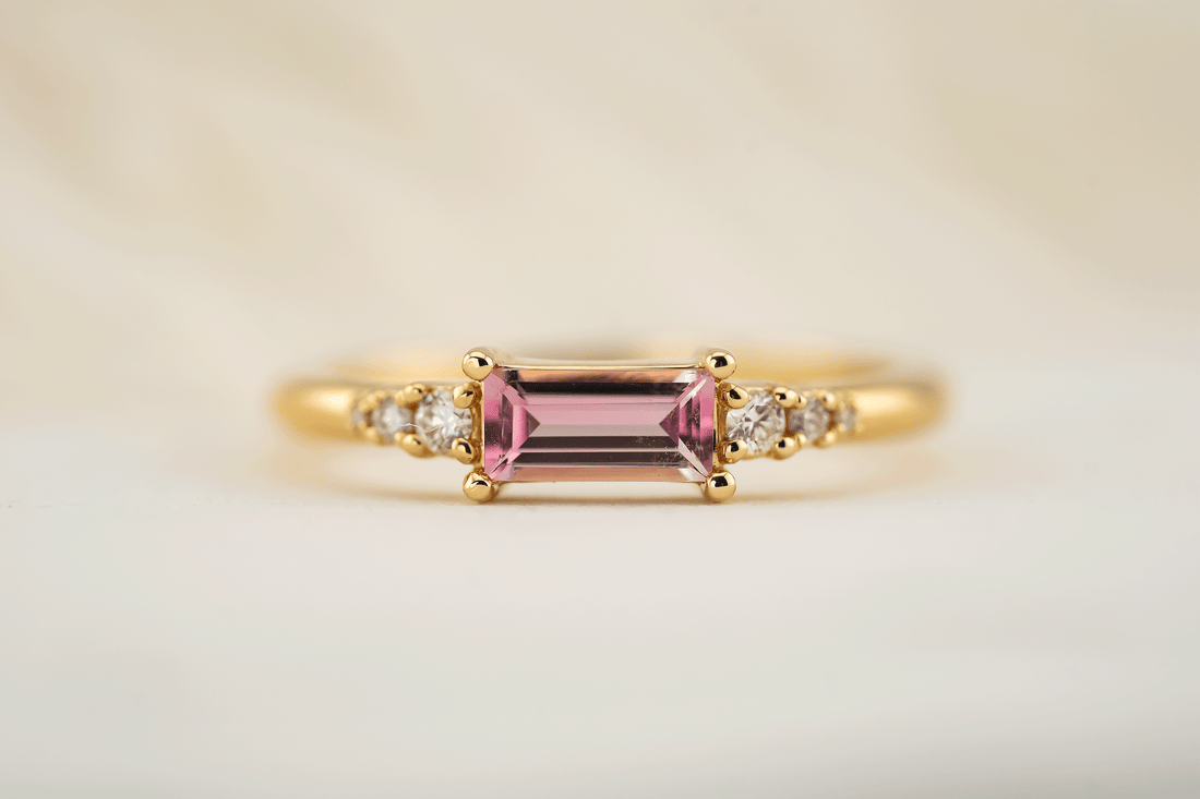 The Vela Ring | Pink Tourmaline - Lavender Creek Gems