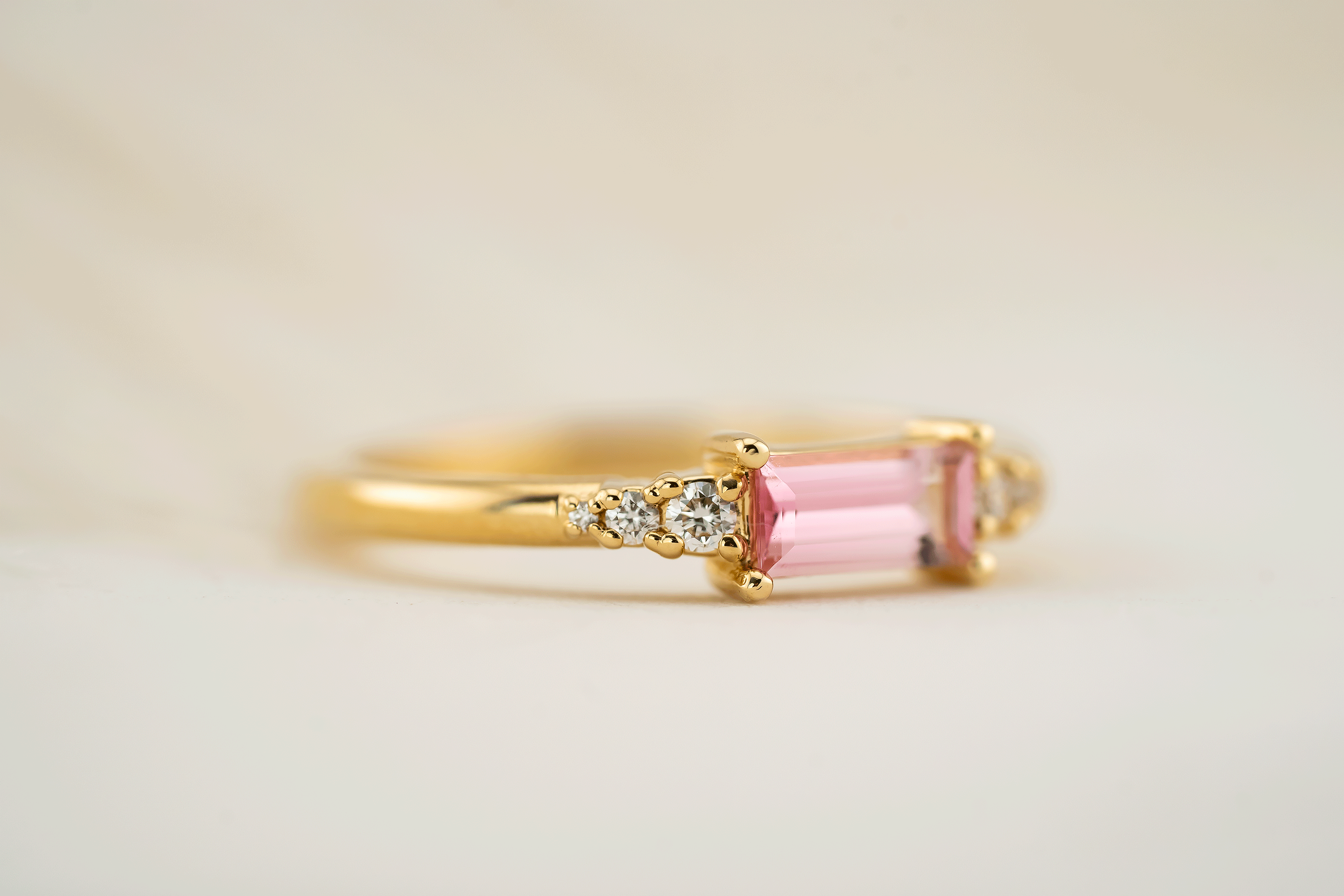 The Vela Ring | Pink Tourmaline - Lavender Creek Gems 