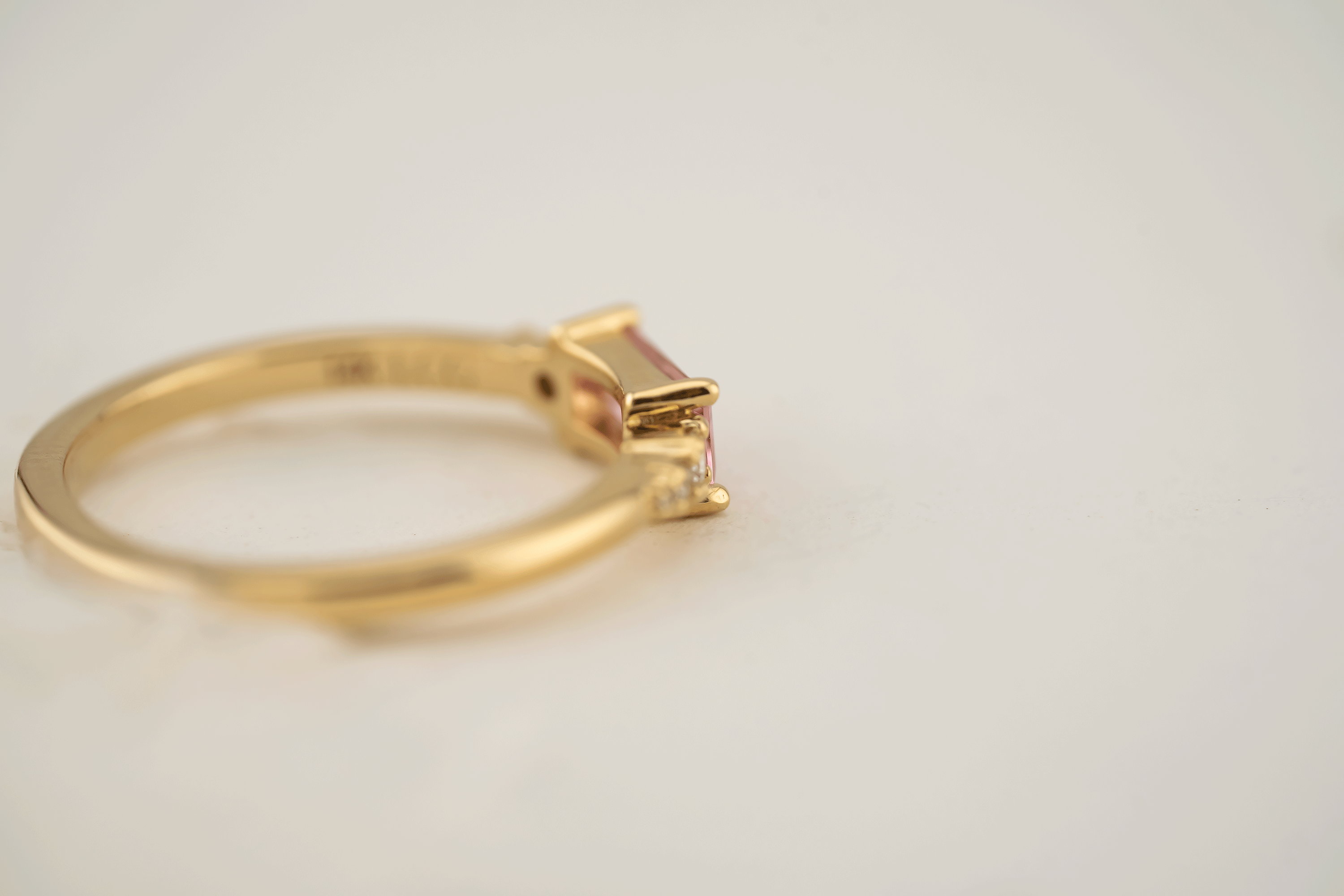 The Vela Ring | Pink Tourmaline - Lavender Creek Gems 