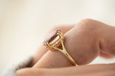 The Serendipity Ring | 4.39 CT Oval Starbrite™ Pink Tourmaline - Lavender Creek Gems 