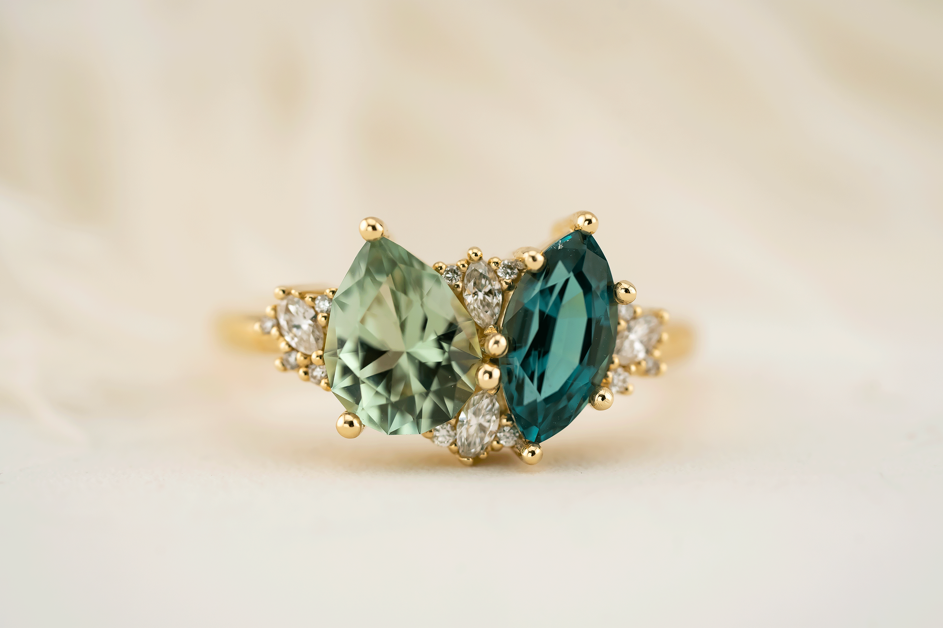 The Evermore Ring | Toi et Moi - Lavender Creek Gems 