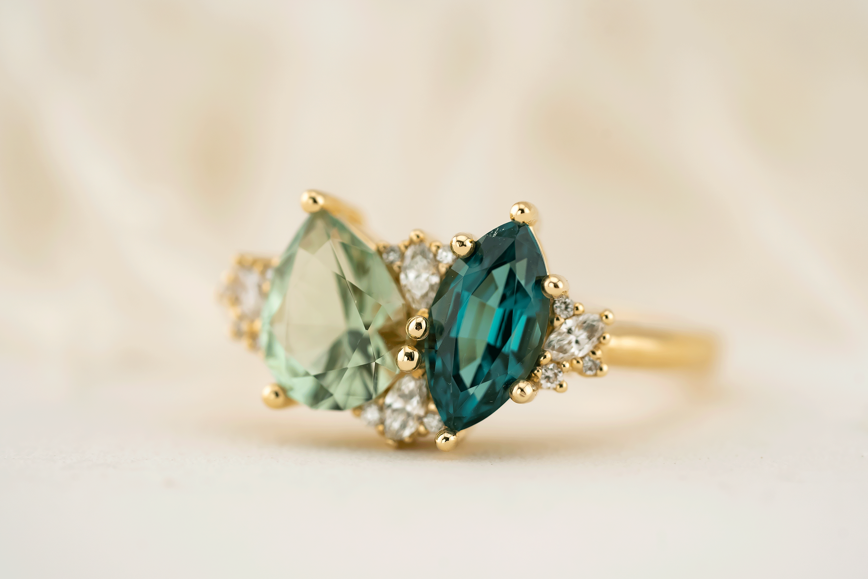 The Evermore Ring | Toi et Moi - Lavender Creek Gems 