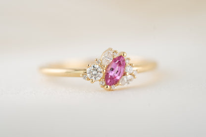 The Cosma Ring | Pink Sapphire - Lavender Creek Gems 