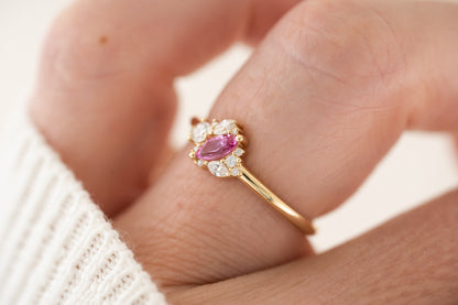 The Cosma Ring | Pink Sapphire - Lavender Creek Gems 