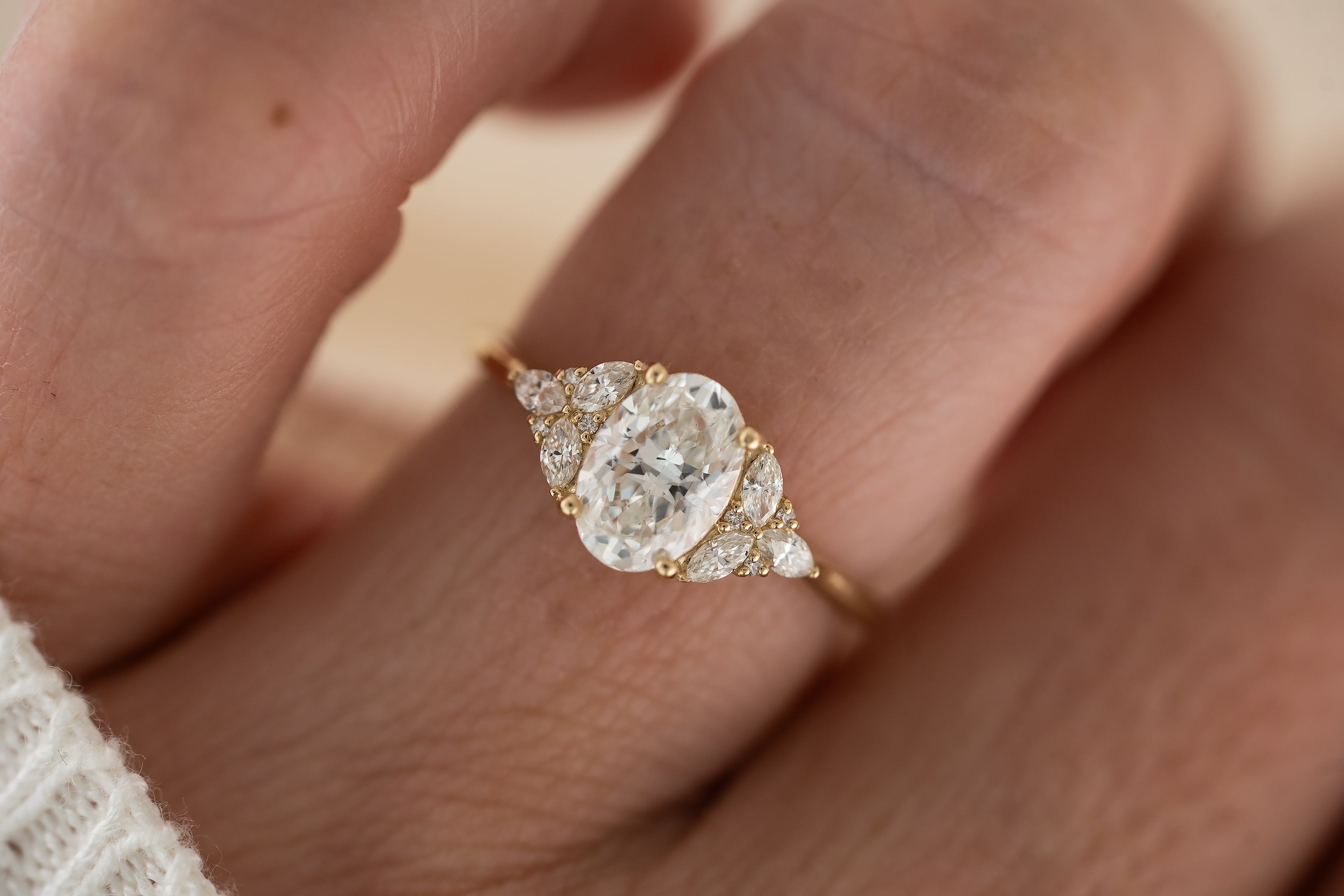 The Meadow Ring | Natural Diamond - Lavender Creek Gems 