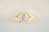 The Weaver Ring | 2 CT Oval Lab Diamond - Lavender Creek Gems 