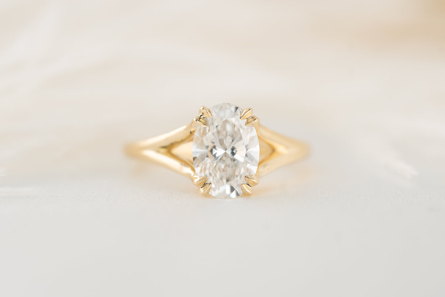 The Weaver Ring | 2 CT Oval Lab Diamond - Lavender Creek Gems 