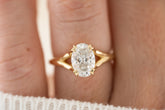 The Weaver Ring | 2 CT Oval Lab Diamond - Lavender Creek Gems 